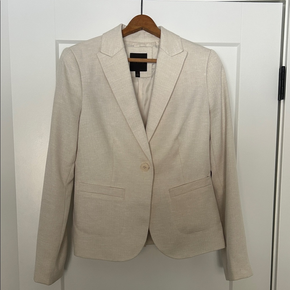The Limited Cream Blazer